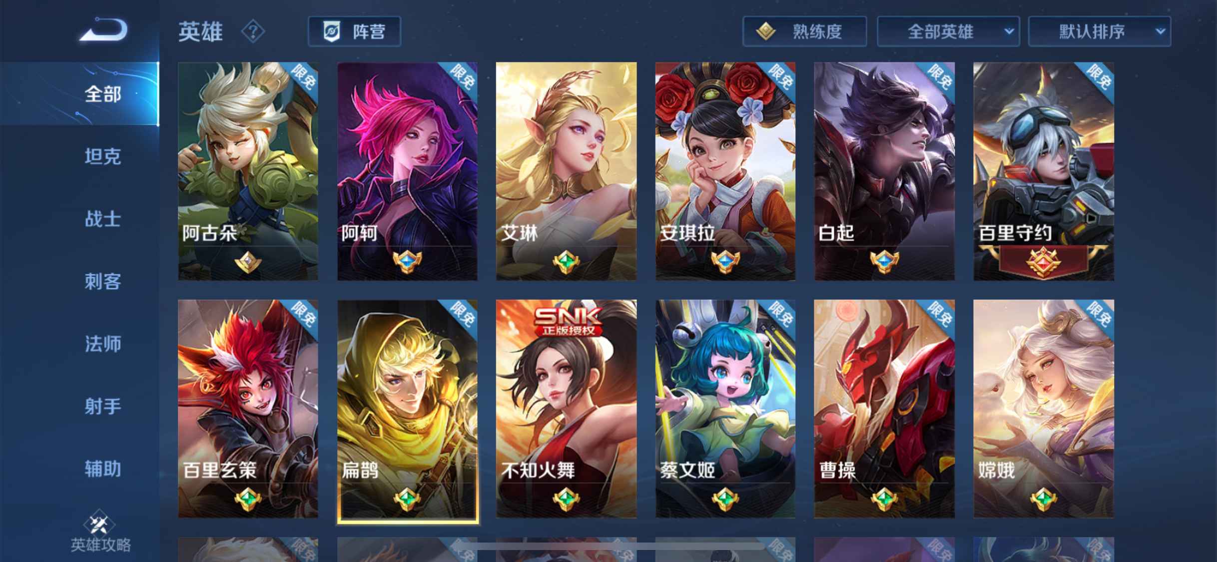 王者荣耀【苹果版】【110英雄75皮肤】纯自己号从s2赛季就玩了