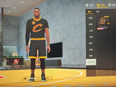 NBA2K OL2（端游）【阵容价值2000万 球员 满突3 合同费100万】天神詹 陈列室体验性价比