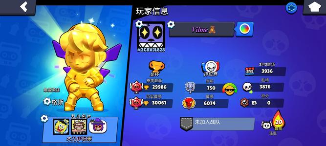 荒野乱斗【60英雄150皮肤】魔女雪莉号，四金皮，一堆限定皮