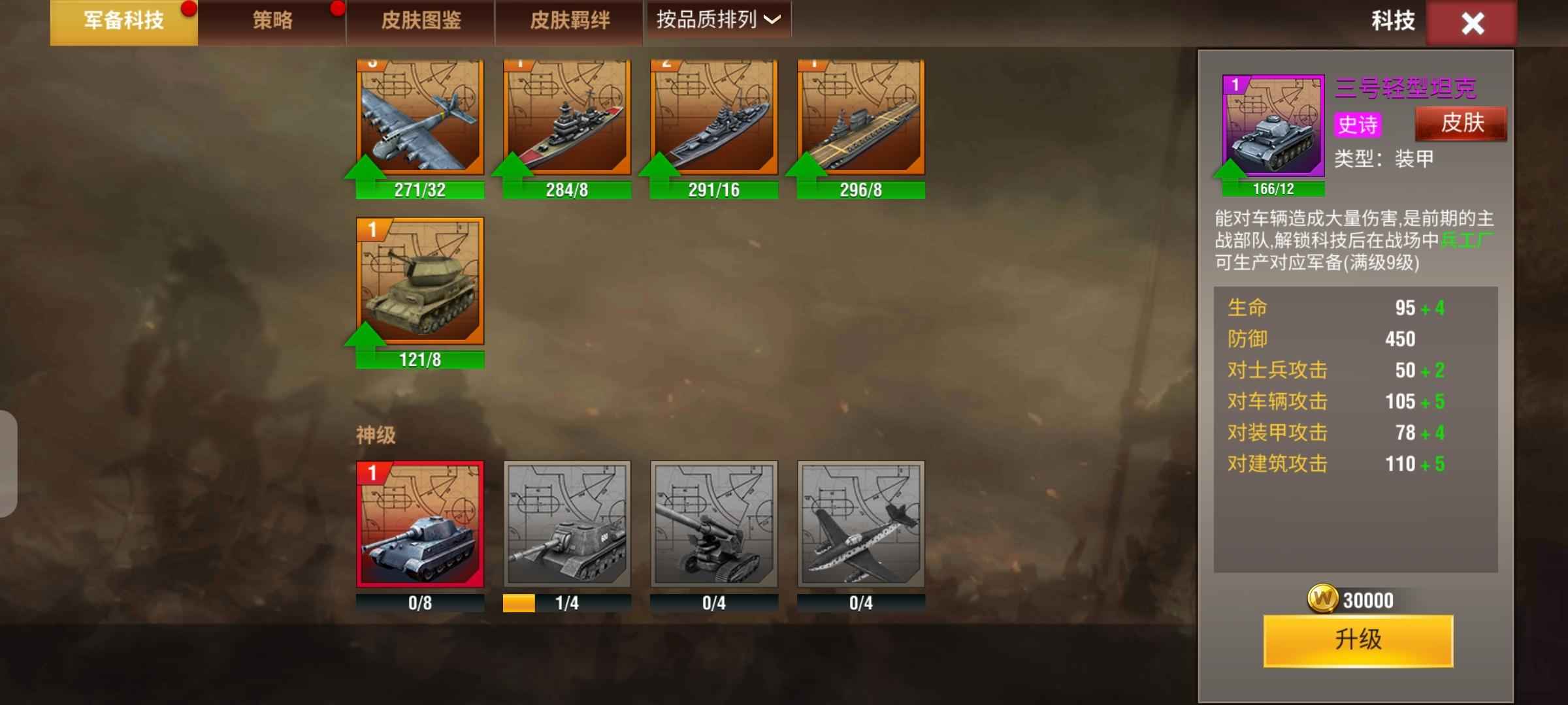 二战风云2【99级】海神安娜5虎9兔4象5巴4拉