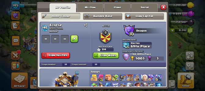 部落冲突（国际服）手搓一年18本高王高科技