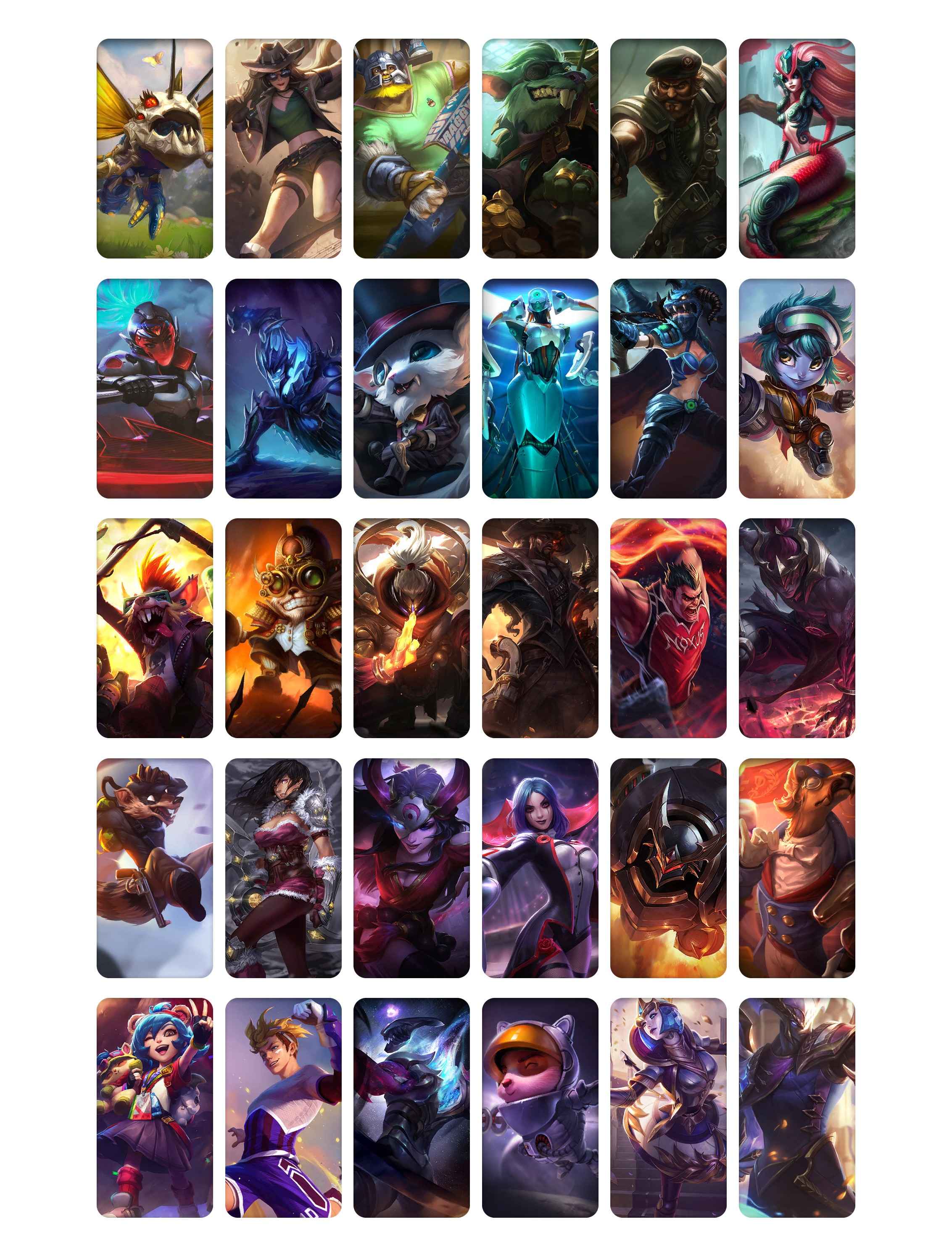 英雄联盟（LOL）【62英雄30皮肤】精品皮肤小号/爱情鸽头像