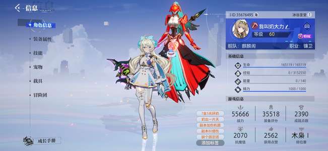 晶核7金词条奶妈5.5万战力