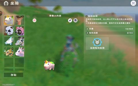 创造与魔法【69级】飞狼可6宠独角兽装扮