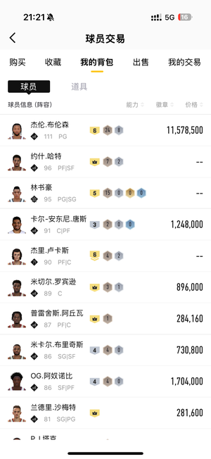 NBA2K OL2（端游）【20级】尼克斯队套5突林书豪4个时刻