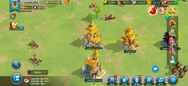 万国觉醒v11差4w 马上k1填兵采集