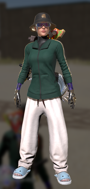 绝地求生（PUBG）五级爆珠二级平底锅粉色烟雾弹