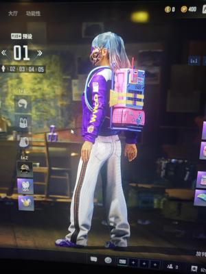 绝地求生（PUBG）女老黑帝皇金面三成长 蓝色烟枪