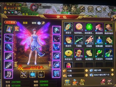 征途（腾讯版）【65级女】新区 战力榜第五