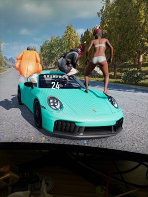 绝地求生（PUBG）保时捷911两级美杜莎M762