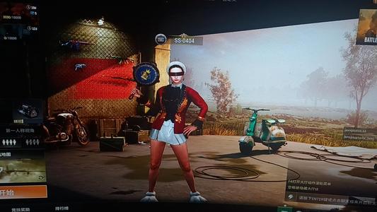 绝地求生（PUBG）3升级带异色，布加迪跑车