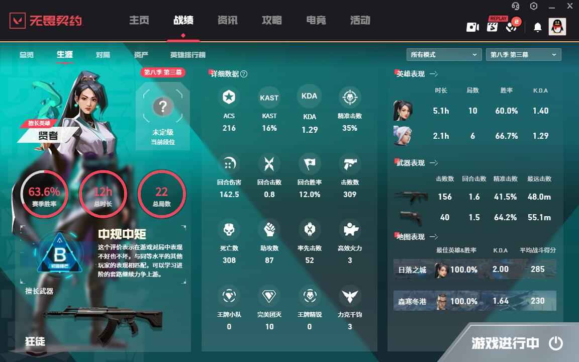 无畏契约【20级】未定级/70R点/通行证19级