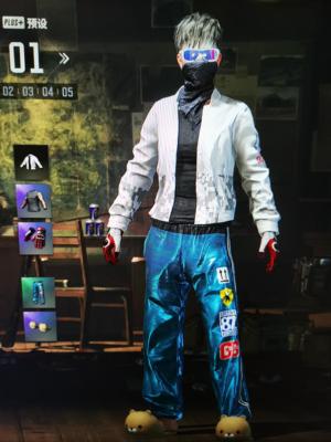 绝地求生（PUBG）星魂寒蚀MP5巴黎世家套一