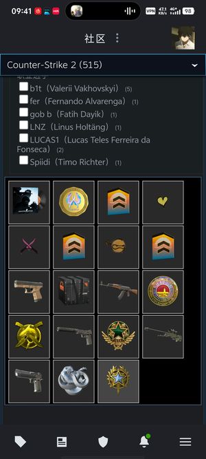 CSGOcs2双服役勋章2大行动勋章
