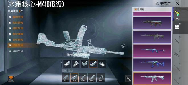 PUBG M（外服）全配件6级冰