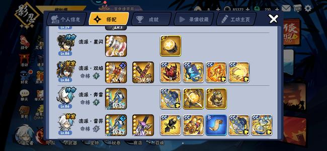 忍者必须死3320雷枭双专，双椒带皮带幻化