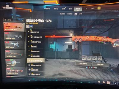 绝地求生（PUBG）六级M24,女老黑，传说背包