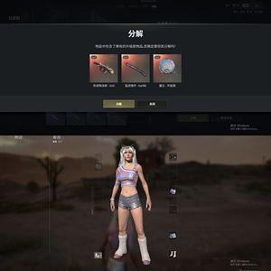 绝地求生（PUBG）生存等级1 名誉等级 成长武器 究极 载具 枪皮三成长 妹妹穿搭