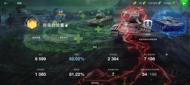 坦克世界闪击战【62级】23辆十级车，外加大量八金