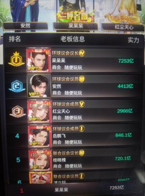 商道高手【100级】富宫2813榜一 