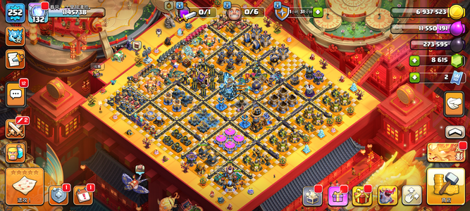 部落冲突部落冲突18本马上满防