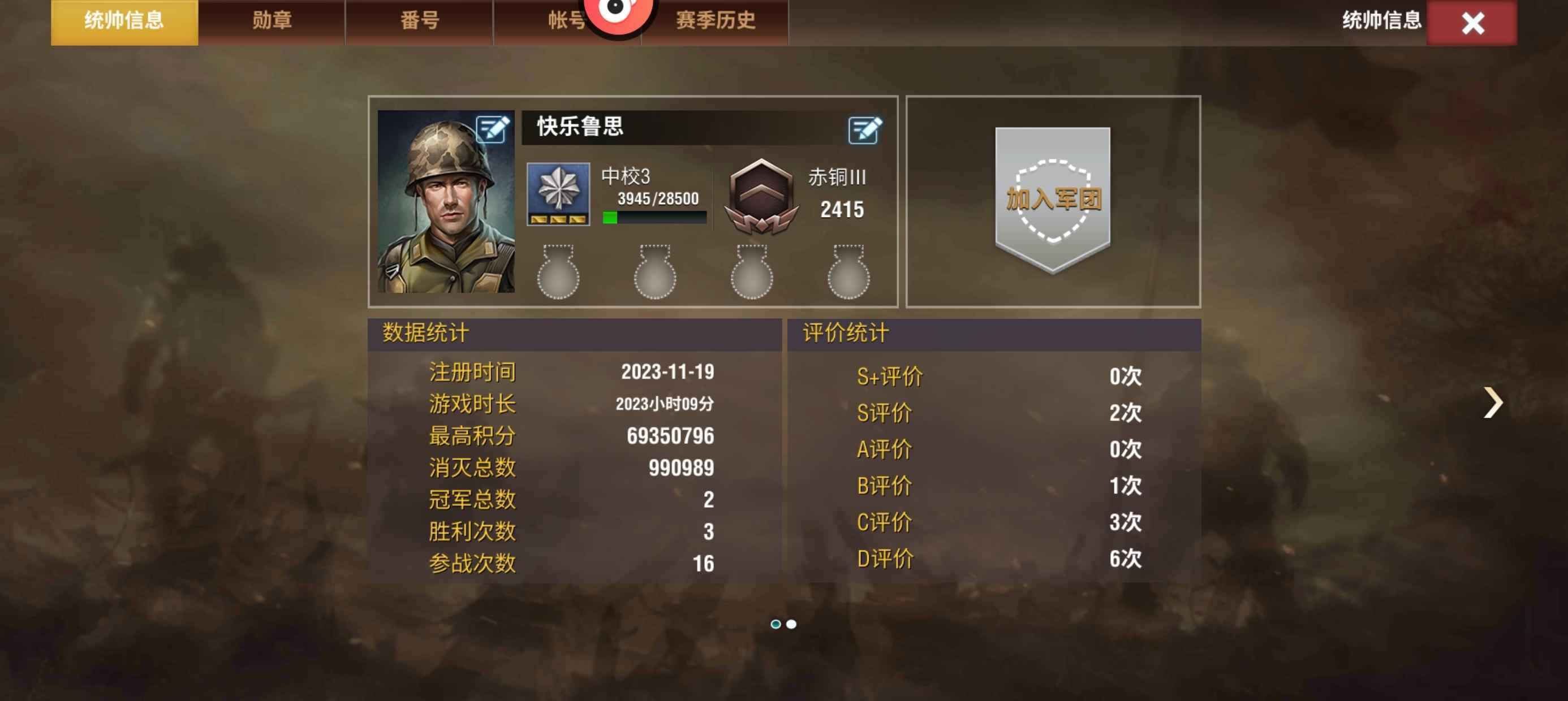 二战风云2【中校3赤铜3战绩】赤瞳，八海轰双官，三个永久皮