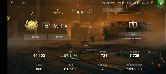 坦克世界闪击战【10级】一号玩家渠道服全系职业号