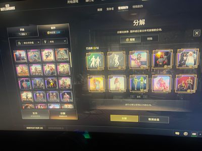 绝地求生（PUBG）6级异色美杜莎双成长