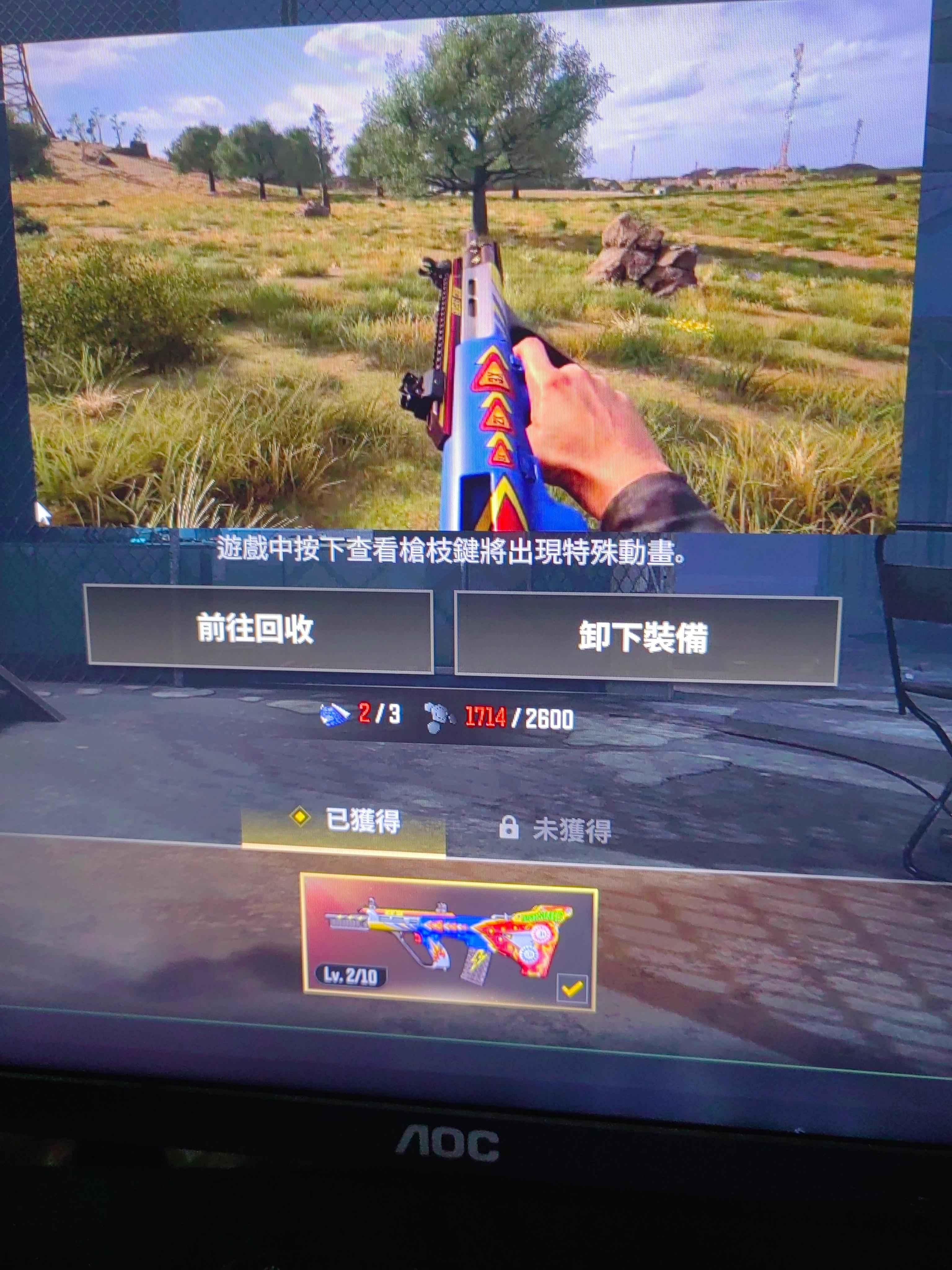 绝地求生（PUBG）aug成长型绷带ak花臂