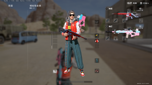 绝地求生（PUBG）Aug四成长 萨芬裤 极品穿搭