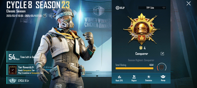 PUBG M（外服）s23日韩战神百榜100个箱子