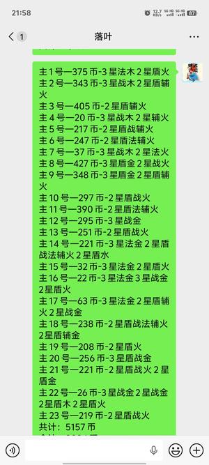 乱斗西游28676币50个60级V4币号