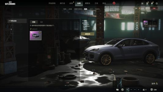绝地求生（PUBG）卡宴单成长1360票
