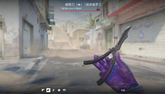 CSGO紫色系极品单锁号完美绿色无5e