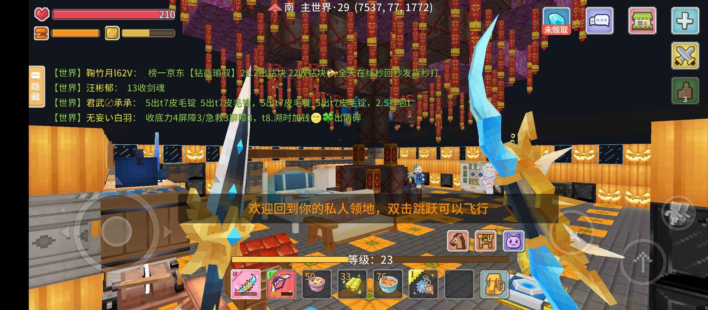 奶块【520级】铭心43刃刺，带装备，领地