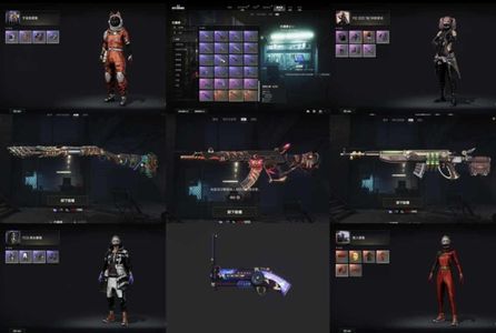 绝地求生（PUBG）三成长加紫色烟枪渔夫帽双马尾