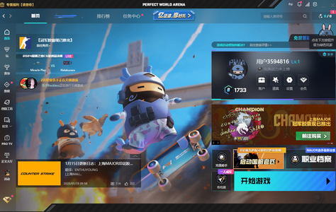 CSGO完美高质量B段1733分账号