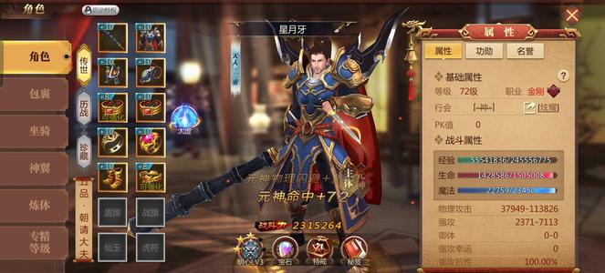 传奇世界3D【72级战士】攻击加倍38区，新区