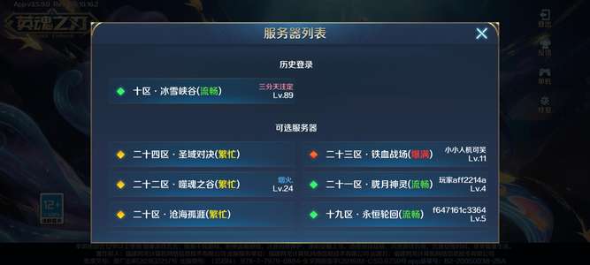 英魂之刃【89级】全联动英雄v10号