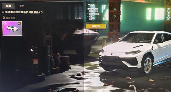 绝地求生（PUBG）兰博基尼/2级98K7图纸绿烟