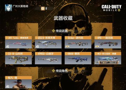 使命召唤手游【1级】传说武器数量8神