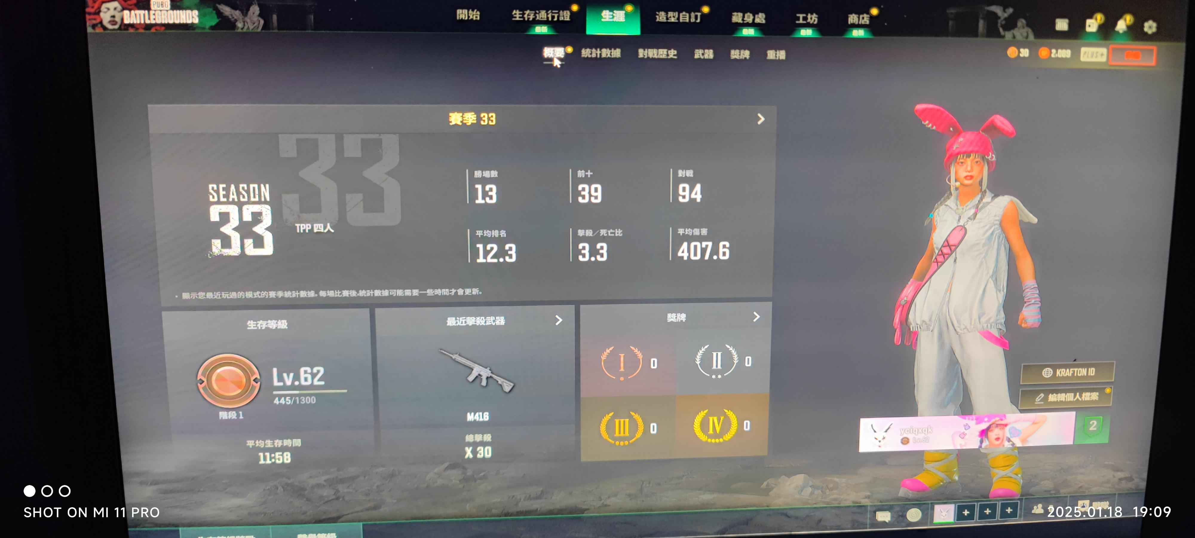 绝地求生（PUBG）绝版女团小号
