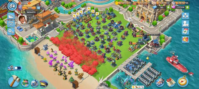 海岛奇兵高军备，满级螃蟹号，雕刻全满