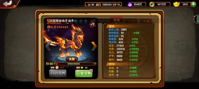 造梦西游4【80级】百万麒麟三战神猴老虎宠物