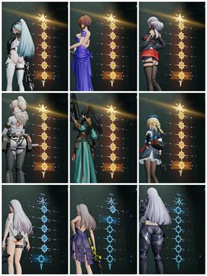 少女前线2：追放【60级】六满命多命座金武皮肤练度看介绍