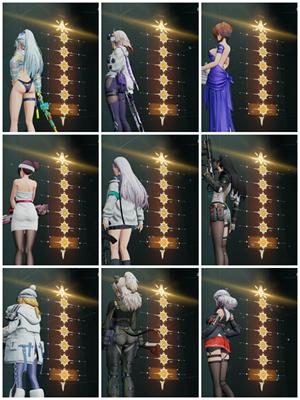 少女前线2：追放四限人权满命多皮肤金武练度看图