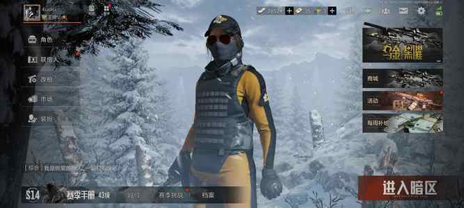 暗区突围库存价值49M 0手套 3近战  11橙套装 1金套装 0橙枪 7金枪 王牌