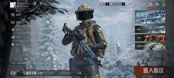 暗区突围库存价值23M 0手套 1近战  11橙套装 0金套装 0橙枪 4金枪 暗区传说