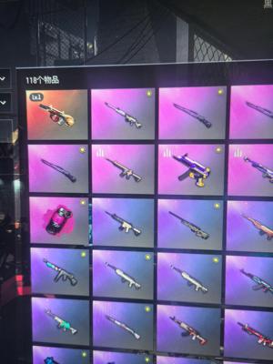 绝地求生（PUBG）生存等级1 名誉等级0 成长武器1 究极 载具 枪皮成长牛头aug带极品套装衣服