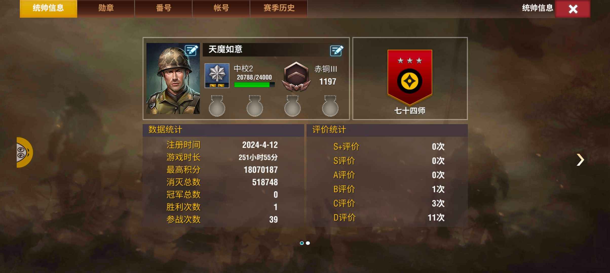 二战风云2【99级】四橙炮皮超值低分号，有江